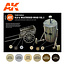 AK Interactive AK Interactive - 3rd Generation Acrylic: Old and Weatherd Wood Vol 2 Colors Set