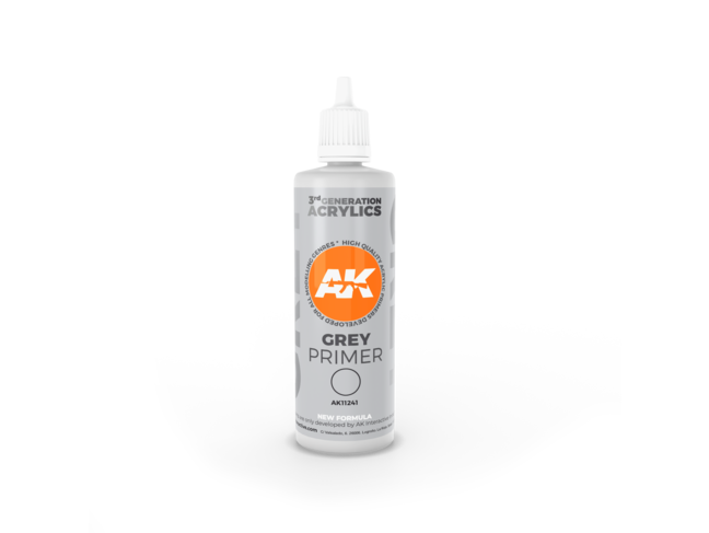 AK Interactive Grey Primer 100ml