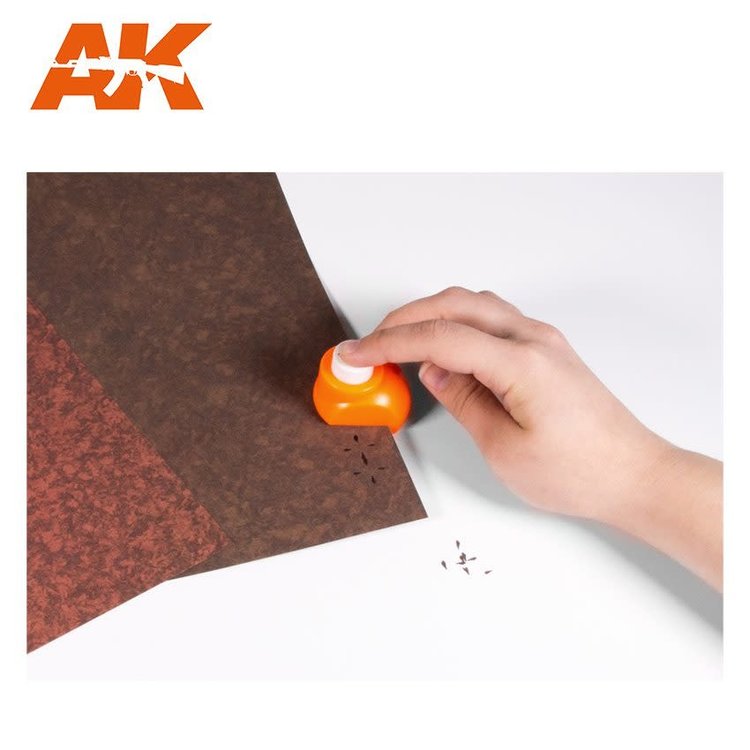 AK Interactive AK Interactive - Diorama: Realistic Punching Leaves Sheets Set - Spring Summer Fall Winter