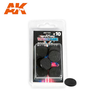 AK Interactive Round Base 25mm (10 Pack)