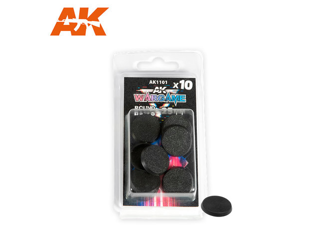 AK Interactive Round Base 25mm (10 Pack)