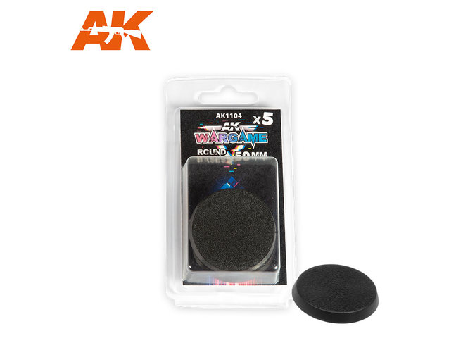 AK Interactive Round Base 50mm (5 Pack)