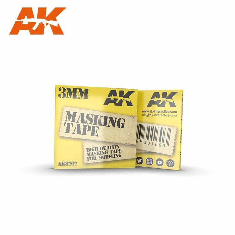 AK Interactive AK Interactive: Masking Tape 3mm