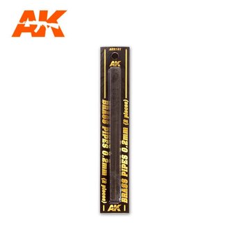 AK Interactive Brass Pipes 0.2mm