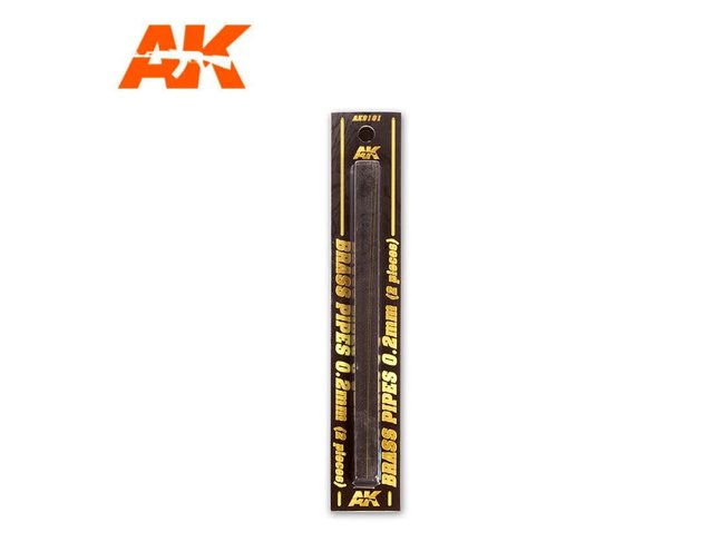 AK Interactive Brass Pipes 0.2mm