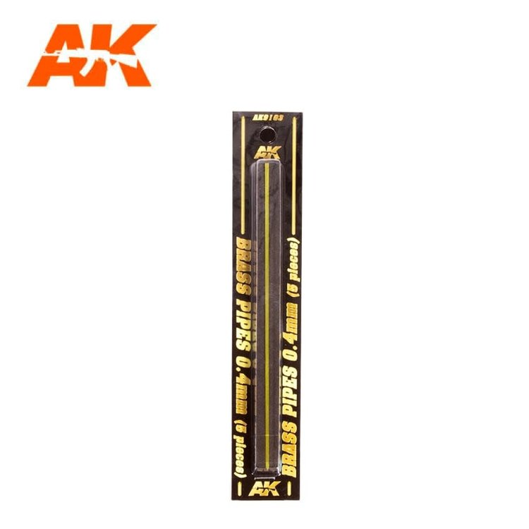AK Interactive AK Interactive: Brass Pipes 0.4mm