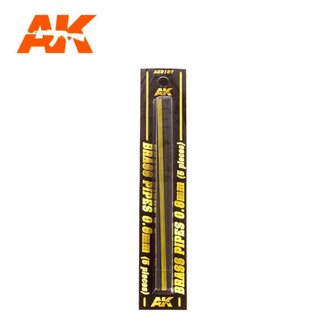 AK Interactive Brass Pipes 0.8mm