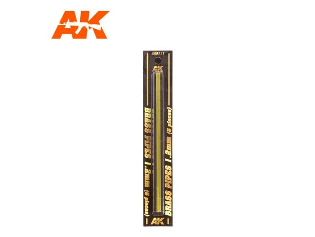 AK Interactive Brass Pipes 1.2mm