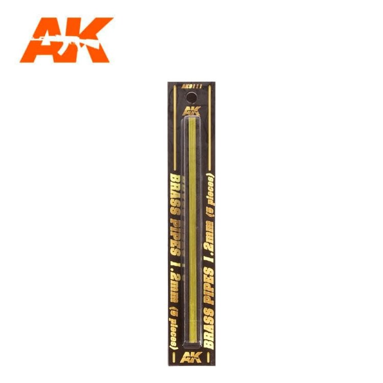 AK Interactive AK Interactive: Brass Pipes 1.2mm