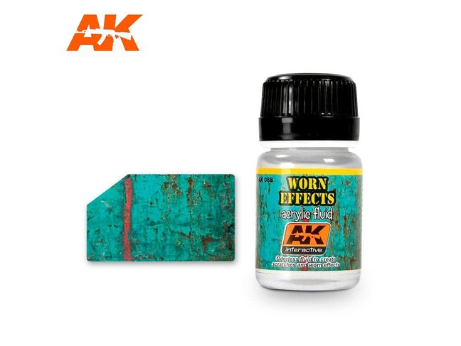 AK Interactive Worn Effects Acrylic Fluid