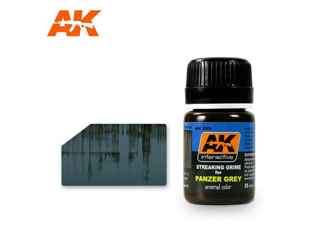AK Interactive Streaking Grime for Panzer Grey