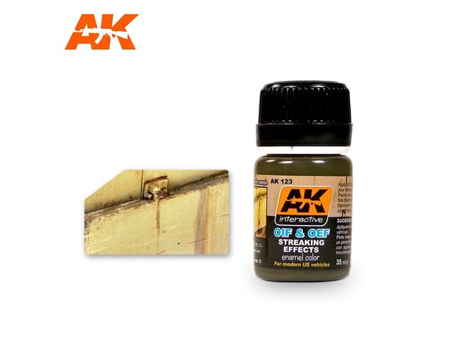 AK Interactive US Vehicles Streaking Effects - OIF and OEF