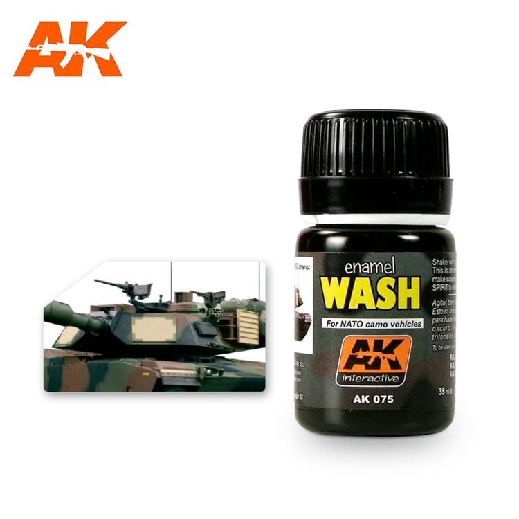 AK Interactive AK Interactive - Weathering Effects: Wash for Nato Tanks