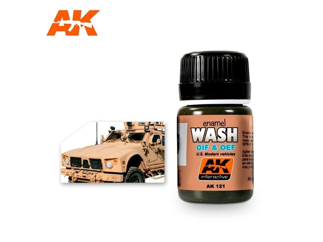 AK Interactive Wash US Vehicles - OIF and OEF