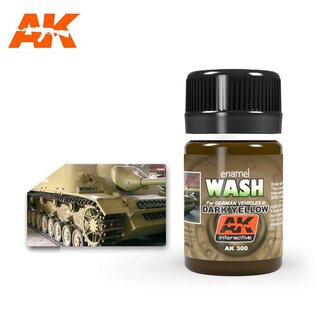 AK Interactive Wash Dark Yellow