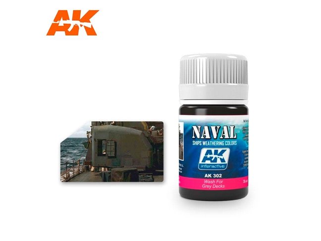 AK Interactive Wash for Grey Decks