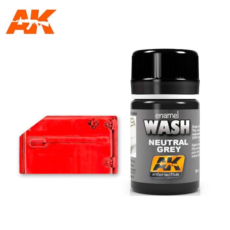 AK Interactive AK Interactive - Weathering Effects: Wash Neutral Grey