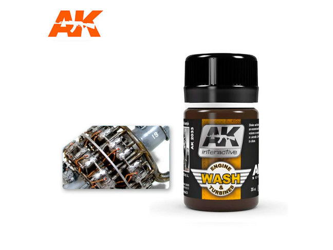 AK Interactive Wash Aircraft Engine