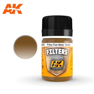 AK Interactive Dark Brown for Nato and Green