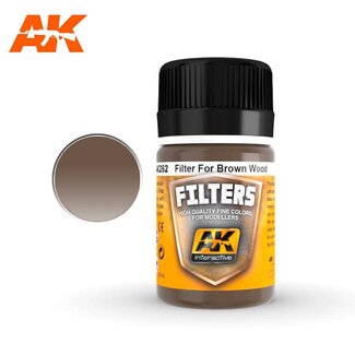 AK Interactive Red Brown Filter (Filter for Wood)