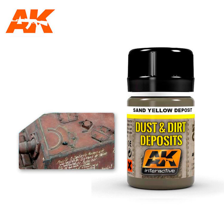 AK Interactive AK Interactive - Weathering Effects: Sand Yellow Deposits