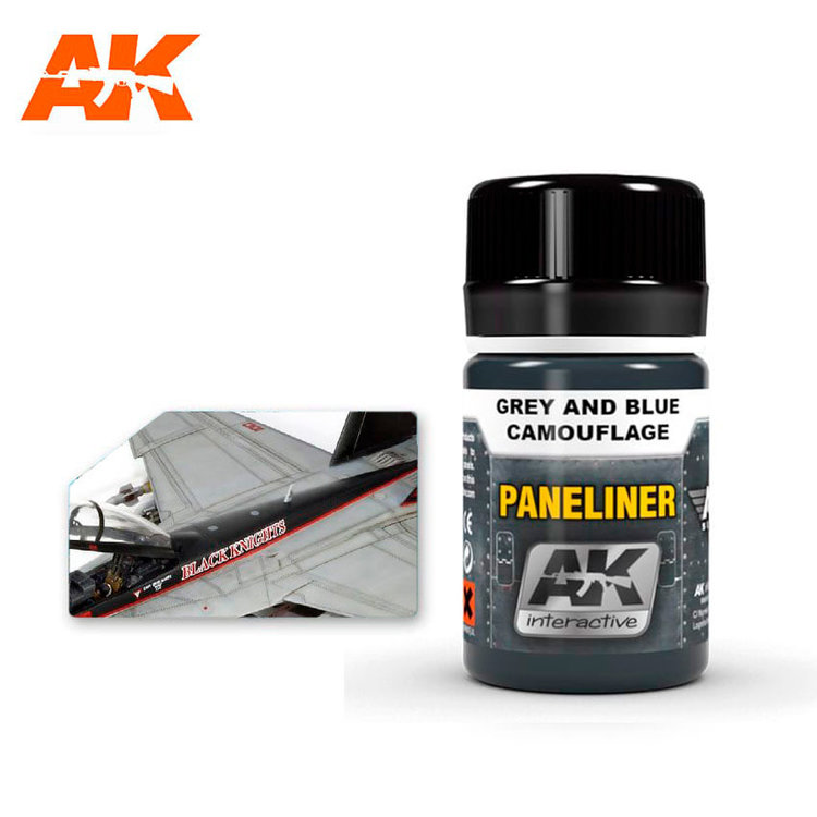 AK Interactive AK Interactive - Weathering Effects: Panliner for Grey and Blue Camouflage
