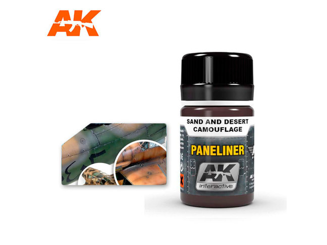 AK Interactive Paneliner for Sand and Desert Camouflage