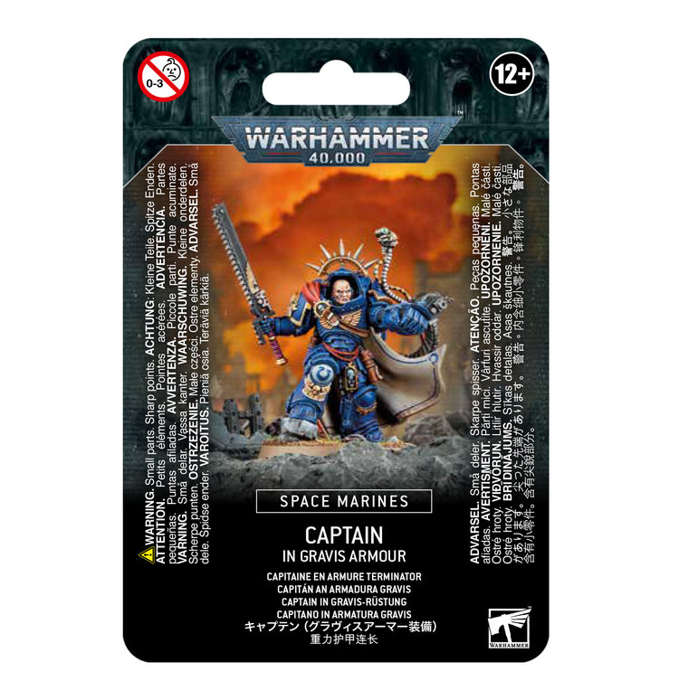 Games Workshop Warhammer Warhammer 40000 - Space Marines: Captain in Gravis Armour