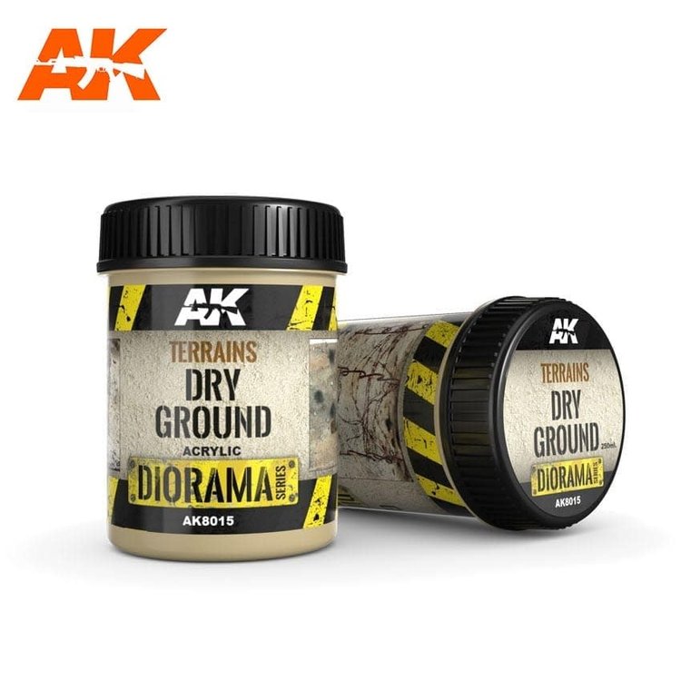 AK Interactive AK Interactive - Diorama: Terrains Dry Ground 250ml