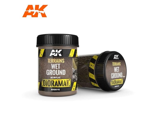 AK Interactive Terrains Wet Ground 250ml