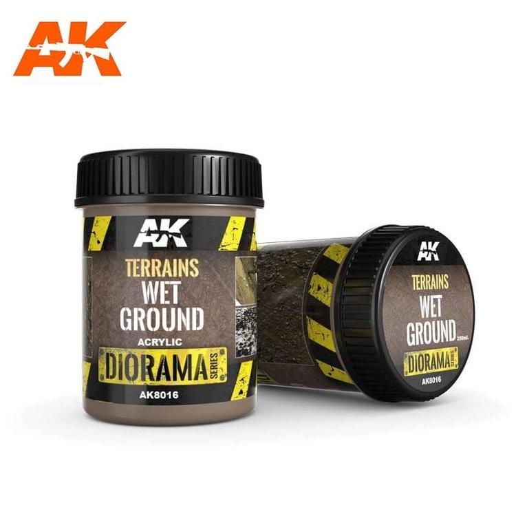 AK Interactive AK Interactive - Diorama: Terrains Wet Ground 250ml