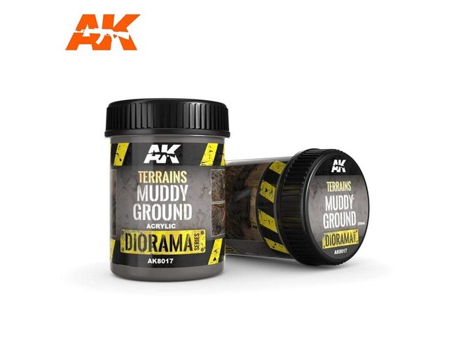 AK Interactive Terrains Muddy Ground 250ml