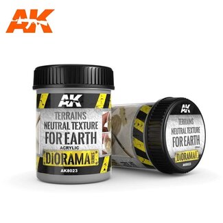 AK Interactive Terrains Neutral Texture for Earth 250ml (Base Product)