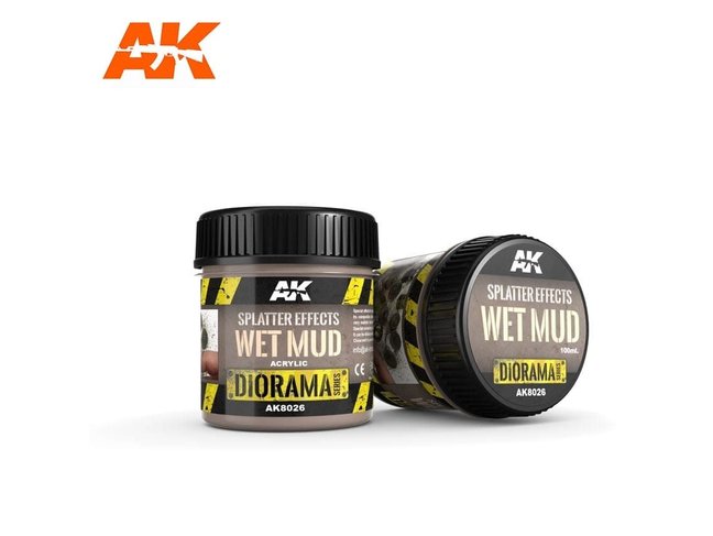AK Interactive Splatter Effects Wet Mud 100ml