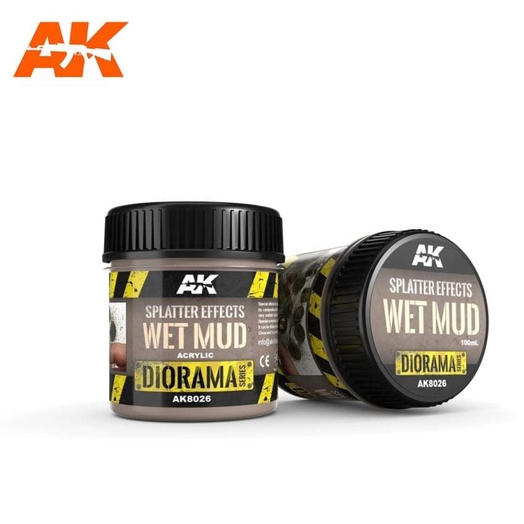 AK Interactive AK Interactive - Diorama: Splatter Effects Wet Mud 100ml