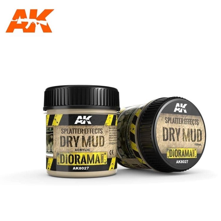 AK Interactive AK Interactive - Diorama: Splatter Effects Dry Mud 100ml