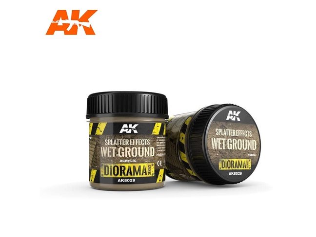 AK Interactive Splatter Effects Wet Ground 100ml