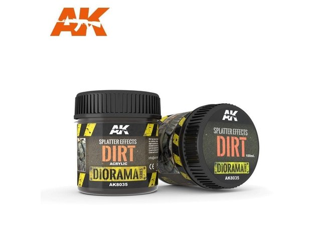 AK Interactive Splatter Effects Dirt 100ml