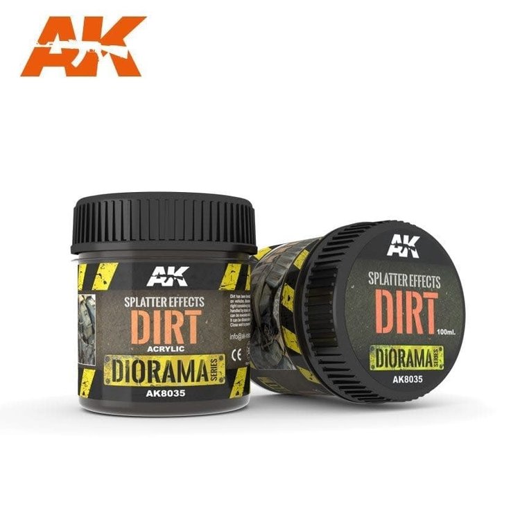 AK Interactive AK Interactive - Diorama: Splatter Effects Dirt 100ml
