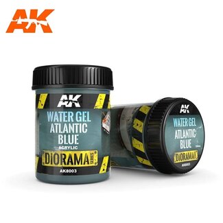 AK Interactive Water Gel Atlantic Blue 250ml