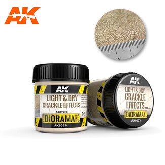 AK Interactive Light and Dry Crackle Effects 100ml