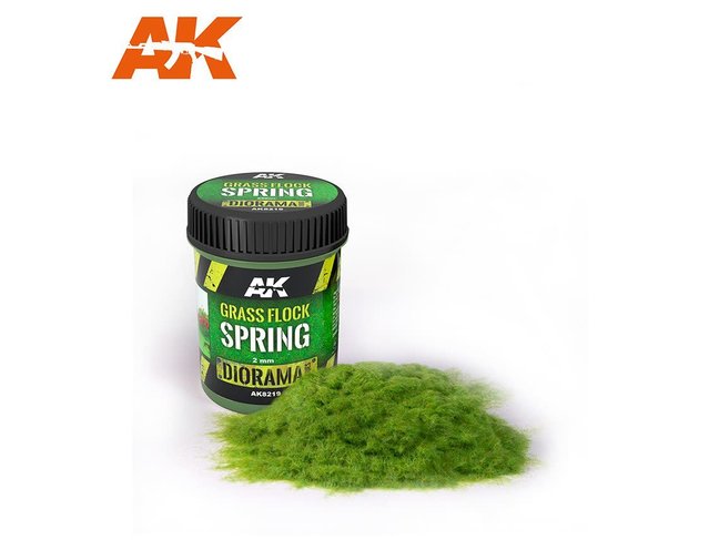 AK Interactive Grass Flock Spring 250ml