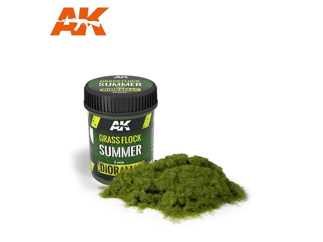 AK Interactive Grass Flock Summer 250ml