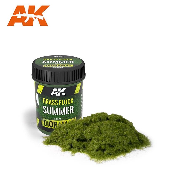 AK Interactive AK Interactive - Diorama: Grass Flock Summer 250ml