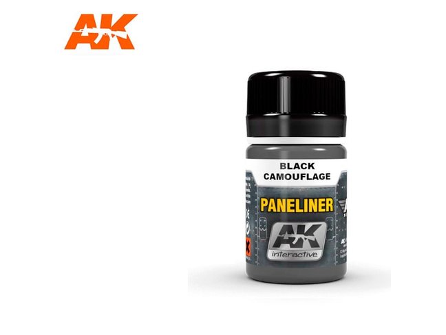 AK Interactive Paneliner for Black Camouflage