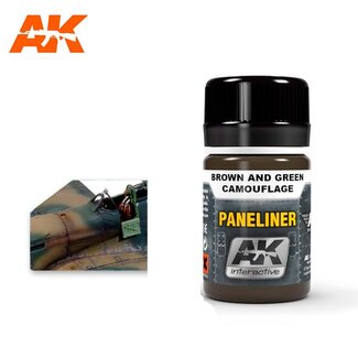 AK Interactive Paneliner for Brown and Green Camouflage