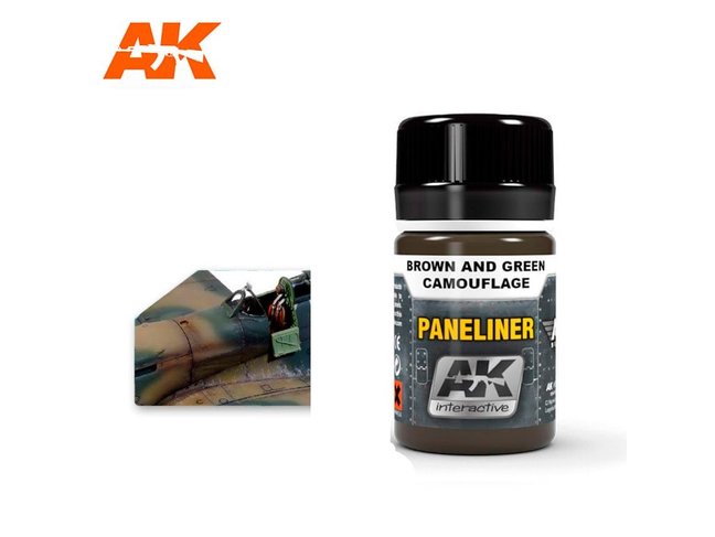 AK Interactive Paneliner for Brown and Green Camouflage