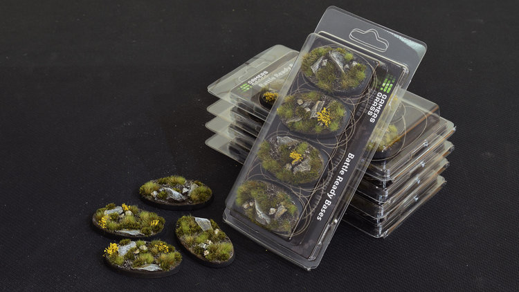 Gamers Grass GamersGrass: Bases - Highland Oval 60mm Battle Ready