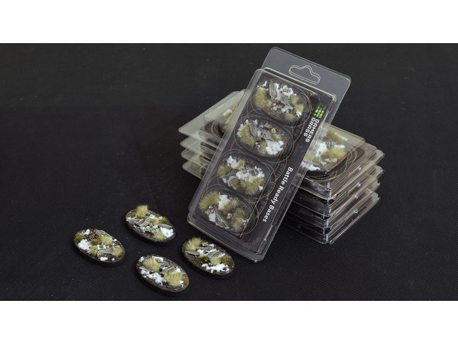 Gamers Grass Winter Oval 60mm Battle Ready