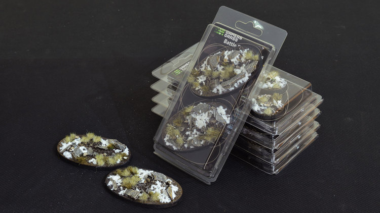 Gamers Grass GamersGrass: Bases - Winter Oval 90mm Battle Ready